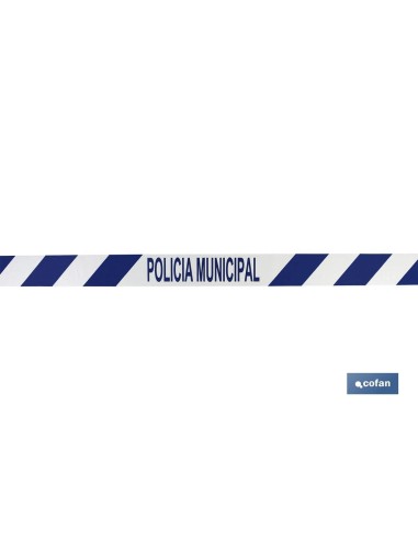 CINTA BALIZ. POLICIA MUNICIPAL 80MMX100MTS