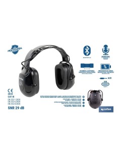 CASCOS ANTIRRUIDO SNR 29 dB CON BLUETOOTH