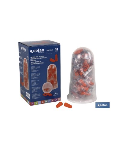 PACK 50 TAPONES (25 par) OIDOS PU SNR36