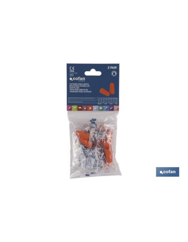 PACK 50 TAPONES (25 par) OIDOS PU SNR36