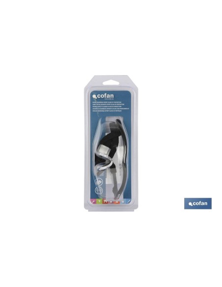 GAFAS SEGURIDAD SPORT CLEAR UV PROTECTION
