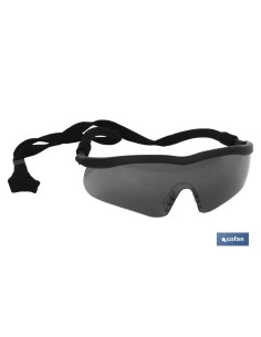 GAFAS SEGURIDAD SPORT OSCURA UV PROTECTION