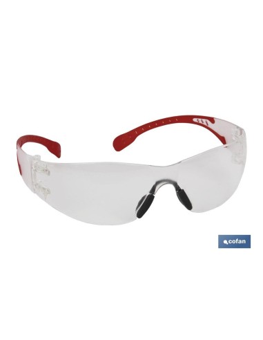 GAFAS SEGURIDAD SUPER LIGERA 18Grs LENTE CLARA
