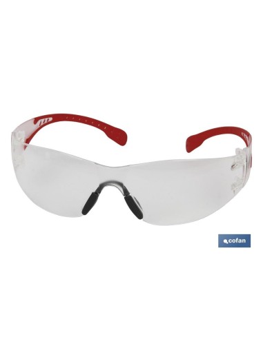 GAFAS SEGURIDAD SUPER LIGERA 18Grs LENTE CLARA