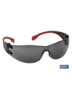 GAFAS SEGURIDAD SUPER LIGERA 18Grs LENTE OSCURA