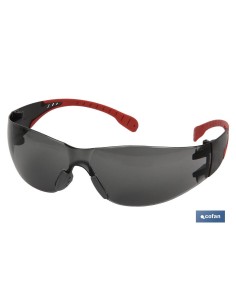 GAFAS SEGURIDAD SUPER LIGERA 18Grs LENTE OSCURA 2
