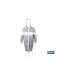 BATA BLANCA DESECHABLE DE PP TALLA ÚNICA