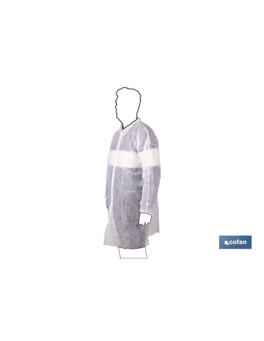 BATA BLANCA DESECHABLE DE PP TALLA ÚNICA