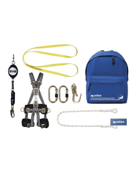 KIT ANTICAÍDAS PARA TRABAJOS EN ALTURA