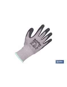 GUANTE ANTICORTE HPPE IMPREGNADO DE LATEX RUGOSO TALLA 10 2
