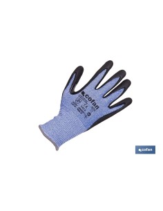 GUANTE ANTICORTE HPPE IMPREGNADO DE NITRILO SANDY COAT TALLA 8 2