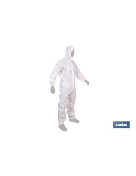 BUZO CON CAPUCHA TIPO 5 Y 6 BLANCO TALLA M