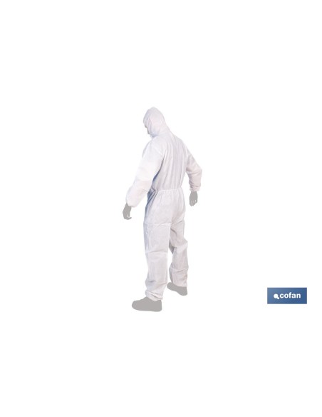 BUZO CON CAPUCHA TIPO 5 Y 6 BLANCO TALLA M