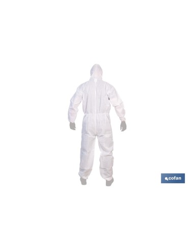 BUZO CON CAPUCHA TIPO 5 Y 6 BLANCO TALLA XL