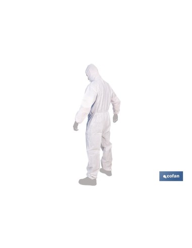 BUZO CON CAPUCHA TIPO 5 Y 6 BLANCO TALLA XL