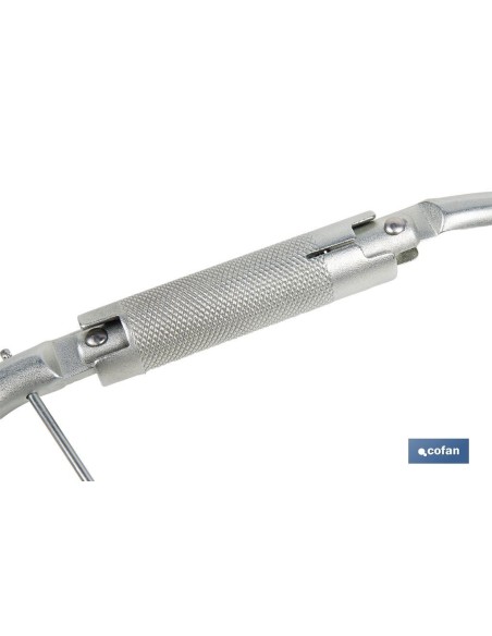GANCHO DE ACERO CON BLOQUEO AUTOMÁTICO APERTURA 59 MM RUPTURA +23 kN