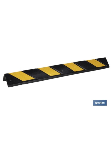 ESQUINERO RECTO 800X100X8MM AMAR/NEGRO