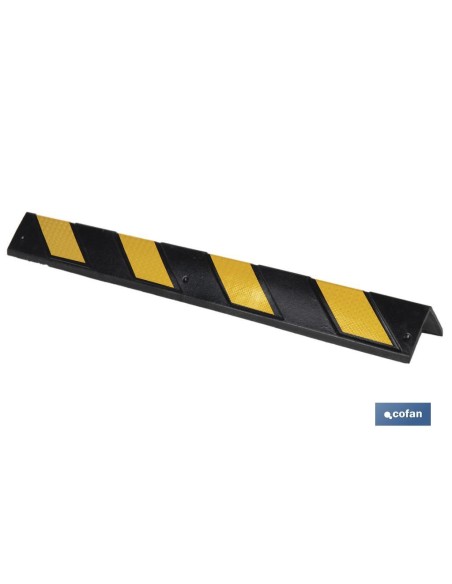 ESQUINERO RECTO 800X100X8MM AMAR/NEGRO