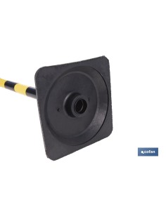 POSTE Y BASE PARA CADENA (AMAR/NEGRO) 1M 2