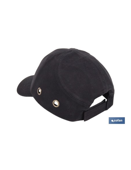 GORRA SPORT SEGURIDAD NEGRA