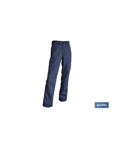 PANTALON TRABAJO SERVET 245 gms/m AZUL MARINO T-60