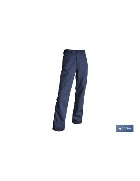 PANTALON TRABAJO SERVET 245 gms/m AZUL MARINO T-64