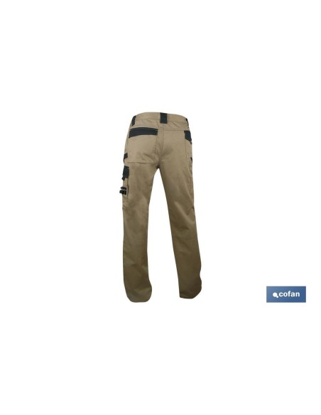 PANTALON TRABAJO LENOIR 280gms/m GRIS-NEGRO T-56
