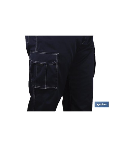 PANTALÓN DE TRABAJO TIPO DENIM MODELO GRASBERG 240 G/M2 AZUL TALLA 48