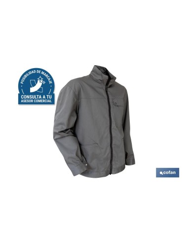 CHAQUETA TRABAJO WANKEE 245gms/m GRIS T-XS