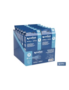 CAJA 30 UNDS. GUANTES NITRILO T-S