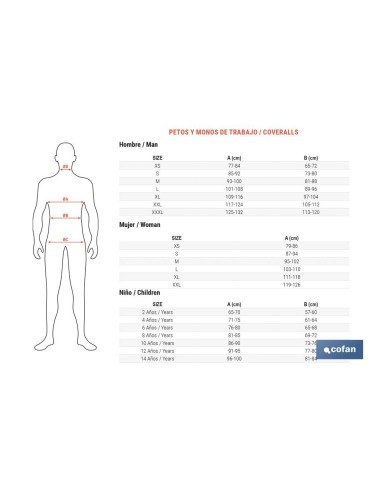 MONO DE TRABAJO TESLA 245gms/m AZUL MARINO T-XL