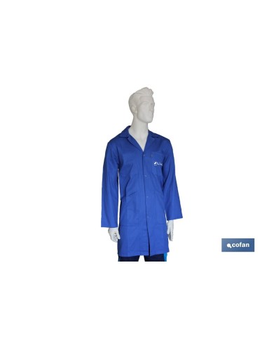 BATA AZUL OSCURA LIMEUR 100% ALGODÓN T-XXS