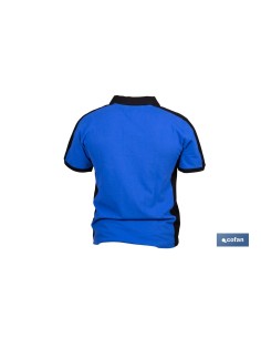 POLO FREYJA ELASTANO 210 G/M2 AZUL-NEGRO TALLA L 2