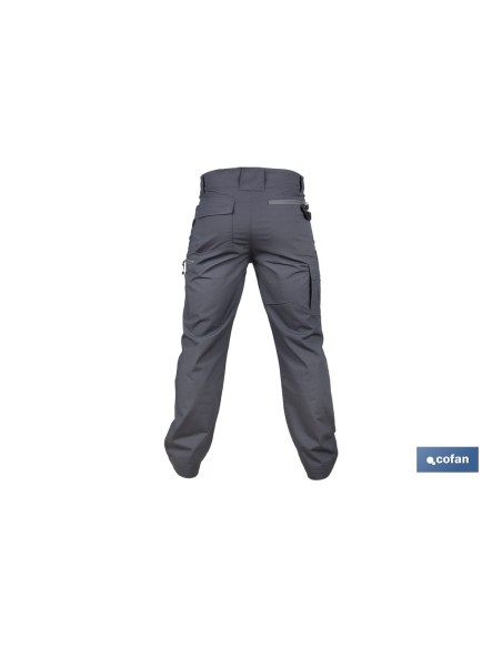 PANTALÓN DE TRABAJO LOKI ELASTANO 215 G/M2 GRIS ANTRACITA TALLA 48
