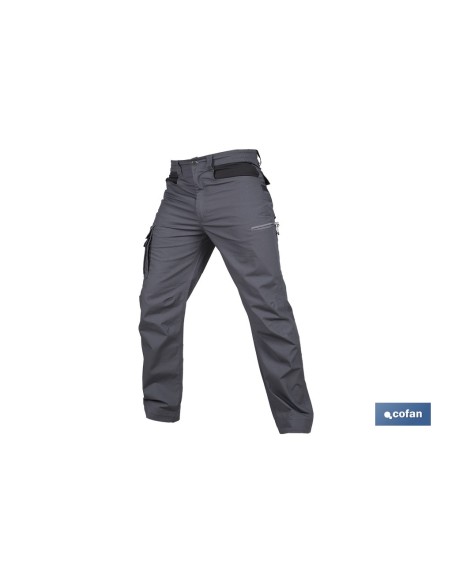 PANTALÓN DE TRABAJO LOKI ELASTANO 215 G/M2 GRIS ANTRACITA TALLA 64