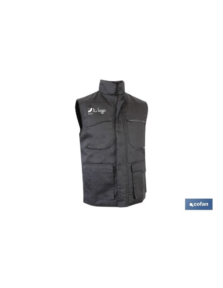 CHALECO MULTIBOLS. ACOLCHADO COLT 245gms/m NEGRO T-L