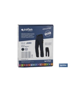 PANTALON TRAB. FLEX. JANO SLIM FIT MARINO/NEGRO T-58 2