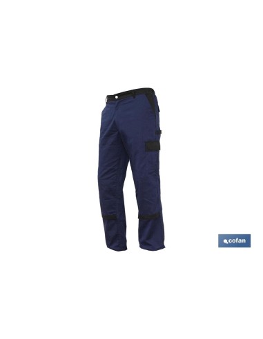 PANTALON TRAB. FLEX. JANO REGULAR FIT MAR/NEGRO T-42