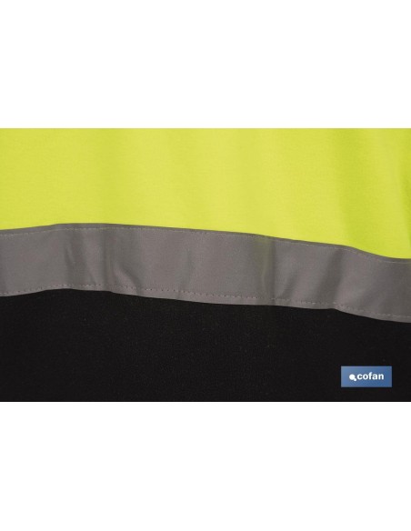 FORRO POLAR DE ALTA VISIBILIDAD MODELO ALTAIR AMARILLO Y AZUL TALLA XXL