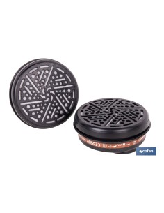 SET DE 2 FILTROS TIPO A1 (ADAPTABLES A MÁSCARA FACIAL)