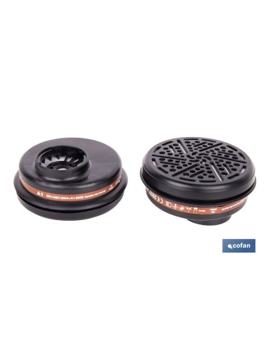 SET DE 2 FILTROS TIPO A1 (ADAPTABLES A MÁSCARA FACIAL)