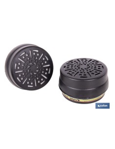 SET DE 2 FILTROS TIPO ABEK1P3 (ADAPTABLES A MÁSCARA FACIAL)