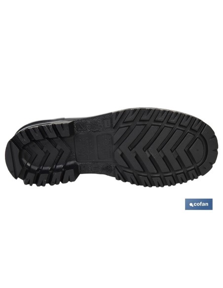 BOTA ALTA DE AGUA PVC NEGRA TALLA 38