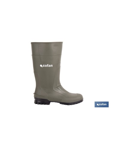 BOTA ALTA DE AGUA PVC VERDE TALLA 38