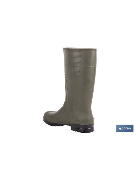 BOTA ALTA DE AGUA PVC VERDE TALLA 38