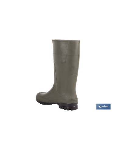 BOTA ALTA DE AGUA PVC VERDE TALLA 40