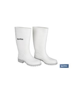 BOTA AGUA PVC BLANCA TALLA 39