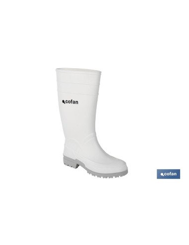BOTA AGUA PVC BLANCA TALLA 42