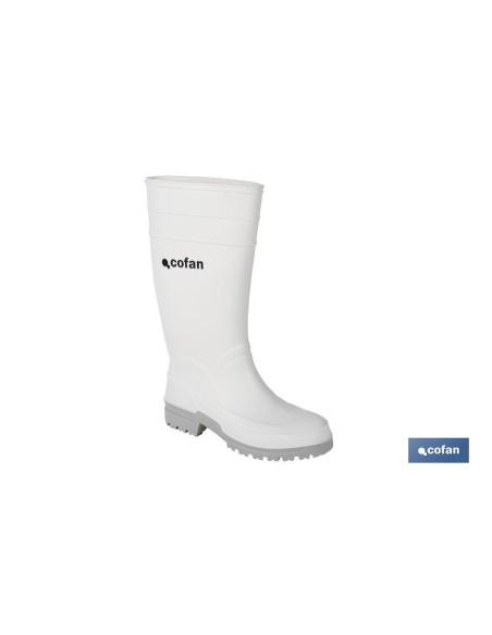 BOTA AGUA PVC BLANCA TALLA 42