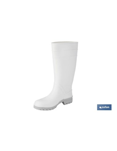 BOTA AGUA PVC BLANCA TALLA 43